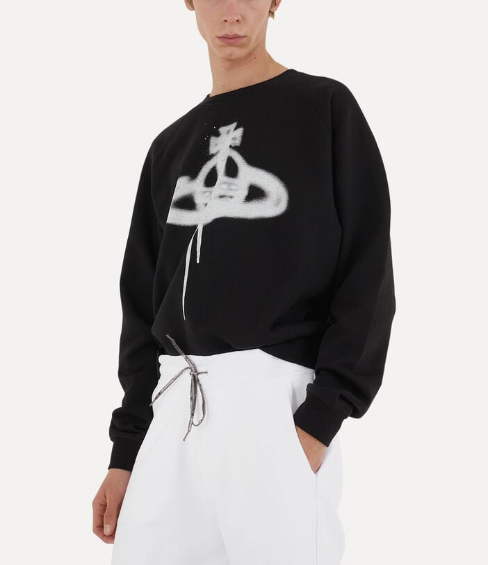 Vivienne Westwood SPRAY ORB RAGLAN SWEATSHIRT